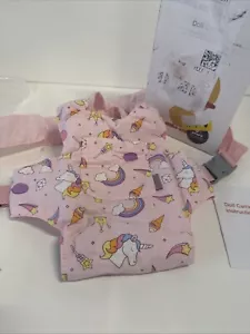 GAGAKU Baby Doll Carrier Toddler Baby Carrier for Dolls Reborn Baby Doll unicorn - Picture 1 of 4