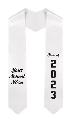 ВАША ШКОЛА ЗДЕСЬ / КЛАСС 2023 ВЫПУСКНОЙ УКРАЛИ С ВИНИЛОВОЙ АППЛИКАЦИЕЙ ASST. ЦВЕТА - Изображение 1 из 4