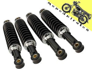 4 Stoßdämpfer Tieferlegung 26cm/28cm Schwarz für Simson Schwalbe KR51 Vogelserie - Bild 1 von 3