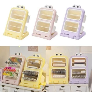 Large Capacity Stationery Storage Box Desktop Storage Rack Student Pen Barrel - Picture 1 of 15