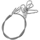 4 Pcs Wire Buckle Safety Cable Hanging Piece Small Coat Hanger