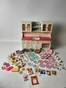 1996 Tyco Kitchen Littles - Deluxe Kitchen Center w/Accessories- Barbie size - Picture 1 of 17
