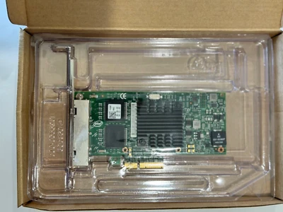 Dell 0T34F4 Intel I350-T4 Quad Gigabit Network Adapter with Both Brackets - Image 1 of 2