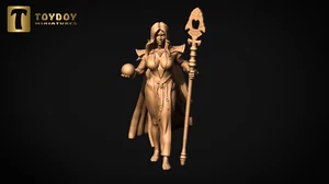Houda Mage | Fantasy Women Toydoy | RPG D&D Pathfinder Tabletop Wargaming Mini - Picture 1 of 1