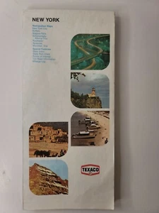 Vintage 1977 - Texaco Road Map  - New York City Manhattan Brooklyn Bronx Queens - Picture 1 of 3