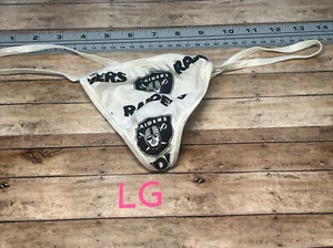 Lucky Undies Las Vegas Raiders G-String Damen Tanga Höschen, Large - Bild 1 von 3