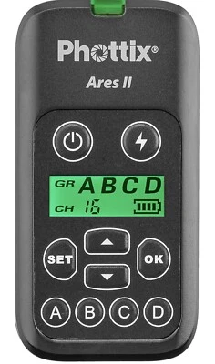 Phottix Ares II Wireless Flash Trigger  Transmitter & Receiver Set - Image 1 of 4