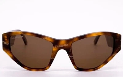 NEW BALENCIAGA BROWN WOMEN SUNGLASSES W/ Case BB0097S Designer Balenciaga - Image 1 of 4