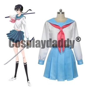 BLEACH Lisa Yadomaru Cosplay Costume Visored School Uniform JK Sailor Dress - Picture 1 of 5