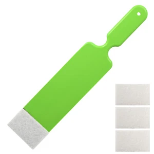Handle Scrubber Pad Squeegee, Long Reach Mini BullDozer Scraper Window Tint Tool - Picture 1 of 7