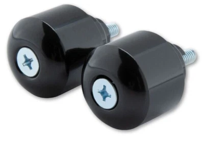 x Manubrio Honda Coppia Tappi Alluminio Nero Bilanceri Terminali Tipo Originali  - Immagine 1 di 4