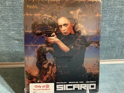 SICARIO:  Blu Ray & Digital Code , Limited Edition. Factory Sealed , Target Foto 1 de 3