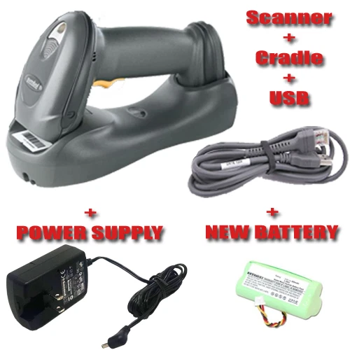 Motorola Symbol LS4278 & Cradle Wireless Barcode Scanner BlueTooth + NEW BATTERY - Image 1 of 1