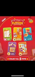 Set 5 Happy Meal 2024 Jollibee Ultimate Playtime Collection - Foto 1 di 6
