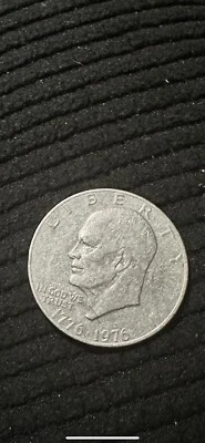 1776-1976 Bicentennial  Eisenhower Silver Dollar Coin  No Mint Type 2 - Image 1 of 2