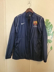 Nike Barcelona Academy Running Woven Windrunner Jacket – Size M Dark Blue - Picture 1 of 7