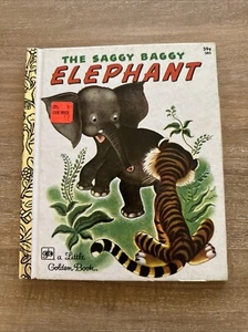 The Saggy Baggy Elephant, A Little Golden Book 1978 VINTAGE - Picture 1 of 2