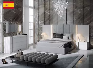 ESF Helen 6 Piece Modern King Size Bedroom Set, Made in Spain by Garcia Sabate - Picture 1 of 9
