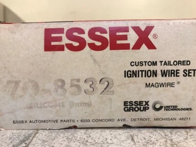 Juego de cables de encendido Essex - #70-8532 - 8 cilindros - se adapta a Buick Apollo, Century y otros Foto 1 de 2
