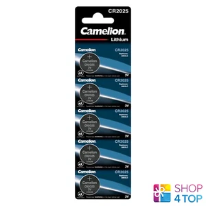 5 CAMELION CR2025 BATTERIES LITHIUM 150mAh 3V COIN CELL DL2025 5BL EXP 2033 NEW - Picture 1 of 1