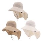 Nylon Hat Baby Fisherman Hat Large Brims Hat with Neck Coverage for Girls Boy