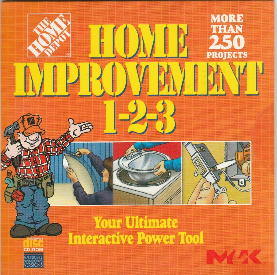 The Home Depot Home Improvement 1-2-3 by M2K for WIN 95/98/2000/XP & Mac 7.1 - Image 1 of 4