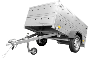 Pkw Anhänger 201 KIPP 200x 125 mit zusätzlichen Bordwänden - Bild 1 von 12