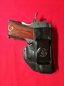 Desantis 1911/1911A1 Detective Size Frame Black Inside Waist Holster. 127/8B USA - Picture 1 of 8