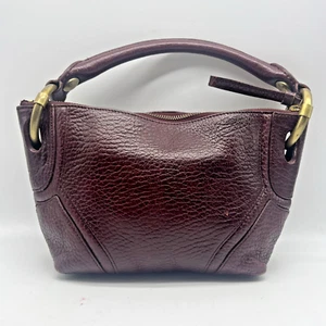 Keneth Cole Bag Womens Burgundy Mini leather Shoulder Purse Classic - Picture 1 of 15