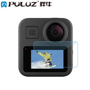 2 PCS PULUZ For GoPro Max LCD Display Screen Protector Tempered Glass Film - Picture 1 of 5