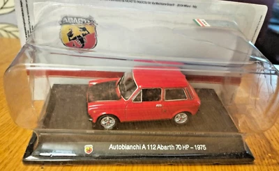 AUTOMODELLO 1 / 43 - AUTOBIANCHI A 112 ABARTH 70 HP - 1975 - BLISTER  - MA16 - Immagine 1 di 4