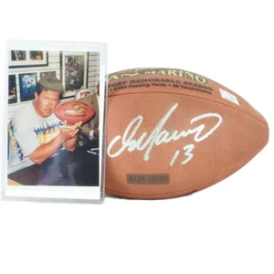 NFL Miami Dolphins Dan Marino #13 Signed Autographed Football Official Aunthenti - Picture 1 of 6