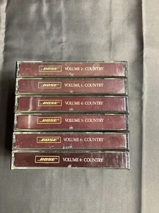 Vintage Bose Country Music Cassette Lot Private Performance Collection - Picture 1 of 6