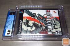 CGC 9.8 A+ Metal Gear Solid 2: Sons of Liberty 1ST PRINT PlayStation 2, PS2 NEW!