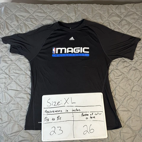 Adidas Orlando Magic Shirt Mens Extra Large Black NBA Basketball Florida Paolo B Cover