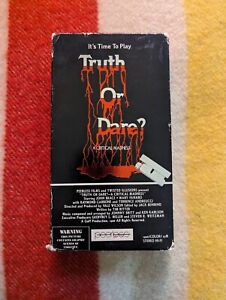 Truth or Dare A Critical Madness. VHS. Horreur. Gore. Tim Ritter. Rare.