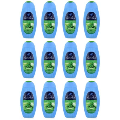 PAGLIERI Felce Azzurra Minze und Limette Duschgel 12x 400ml - vorratspackung