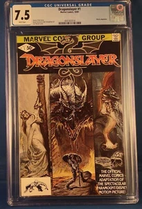 Dragonslayer #1 de Marvel Comics CGC 7,5 1981 - Imagen 1 de 2