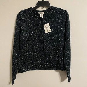 Christopher & Banks Button Front Short LS Knit Cardigan Women’s Small New w Tags - Picture 1 of 12