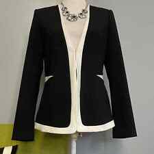White House Black Market WHBM Collarless Suit Blazer Jacket 2