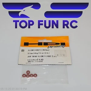 Junta tórica de silicona HPI RC 6819, P-3 (rojo/5 piezas) - Imagen 1 de 1