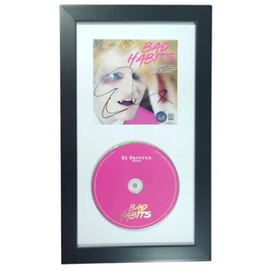 Ed Sheeran Signed CD Bad Habits Music Album Framed Beckett Autograph COA - Picture 1 of 7