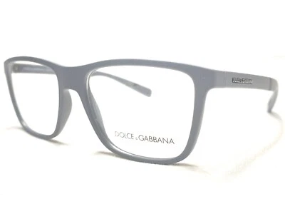 NEW Dolce & Gabbana DG5016 2651 Mens Grey Rubberized Eyeglasses Frames 52/16~145 - Image 1 of 4
