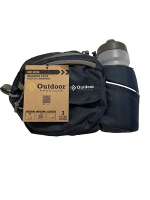 OUTDOOR PRODUCTS MELROSE WALKING WAIST PACK SHOULDER BAG FANNY PACK BLUE - Image 1 of 4