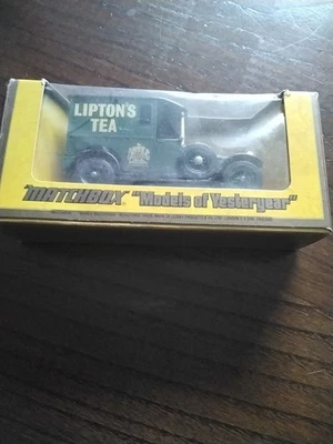 Matchbox Liptons Tea 1927 Talbot Van Royal Crest Y5 Toy Model Vintage Boxed 1978 - Image 1 of 4
