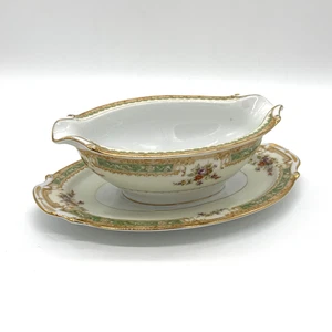 Regal China CELINA Sauciere mit angesetztem Unterteller 9" - Bild 1 von 8