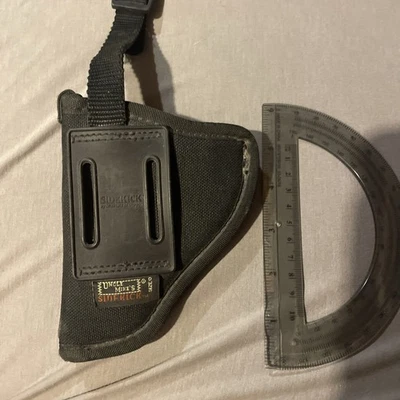 UNCLE MIKES 手枪皮套 0 码黑色尼龙 — 第 1/3 张图片