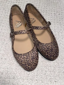 Aerosoles Mary Jane Damen-Ballerinas rund geschnitten Leopardenmuster Größe 7 - Bild 1 von 8