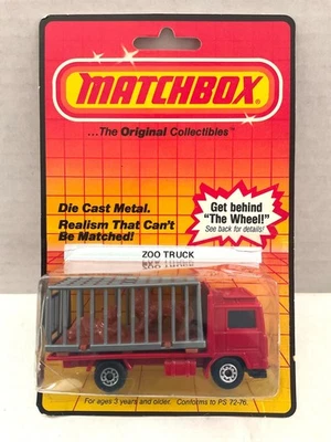 Matchbox Lesney England MB 35 ZOO TRUCK Volvo - Rare 1983 Sealed BP - Image 1 of 4