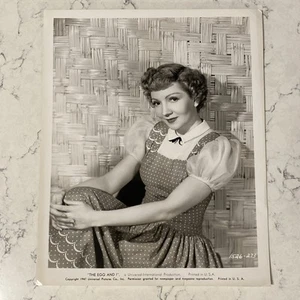 Claudette Colbert 1947 Hollywood Original Vintage Press Photo The Egg And I 8x10 - Picture 1 of 5